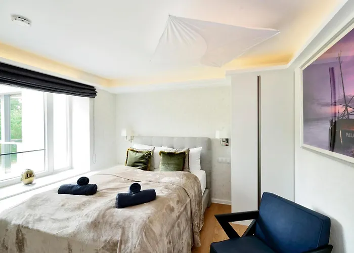 Lejlighed Prora - Moderne Designwohnung Mit Sauna, Weinkuehlschrank Und Balkon - Unik